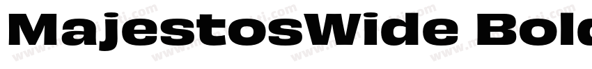 MajestosWide Bold字体转换